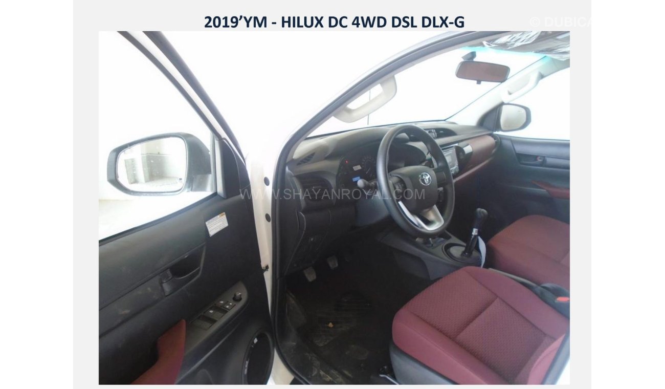 Toyota Hilux D/C 2.4L 4WD Diesel DLX-G 2020 ( Export Only )