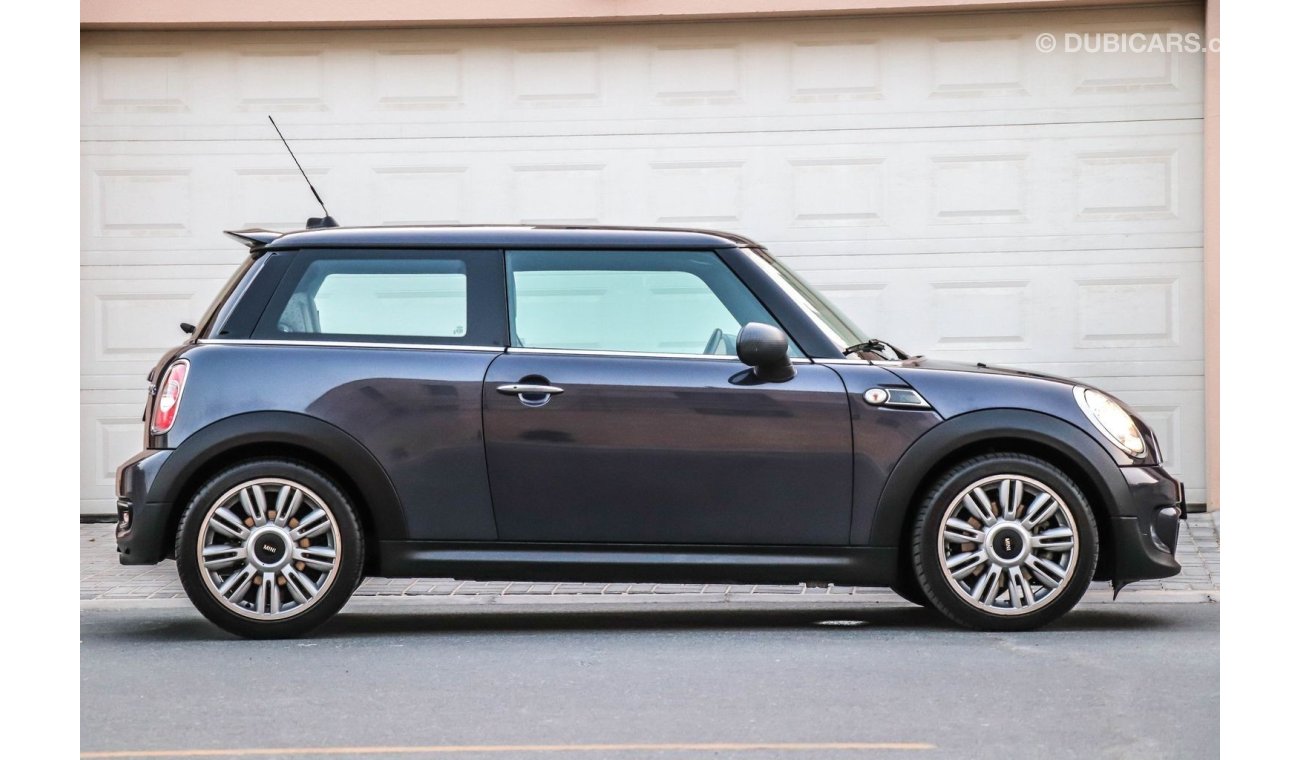 Mini Cooper S 2013 GCC under  Warranty with Zero Down-Payment.