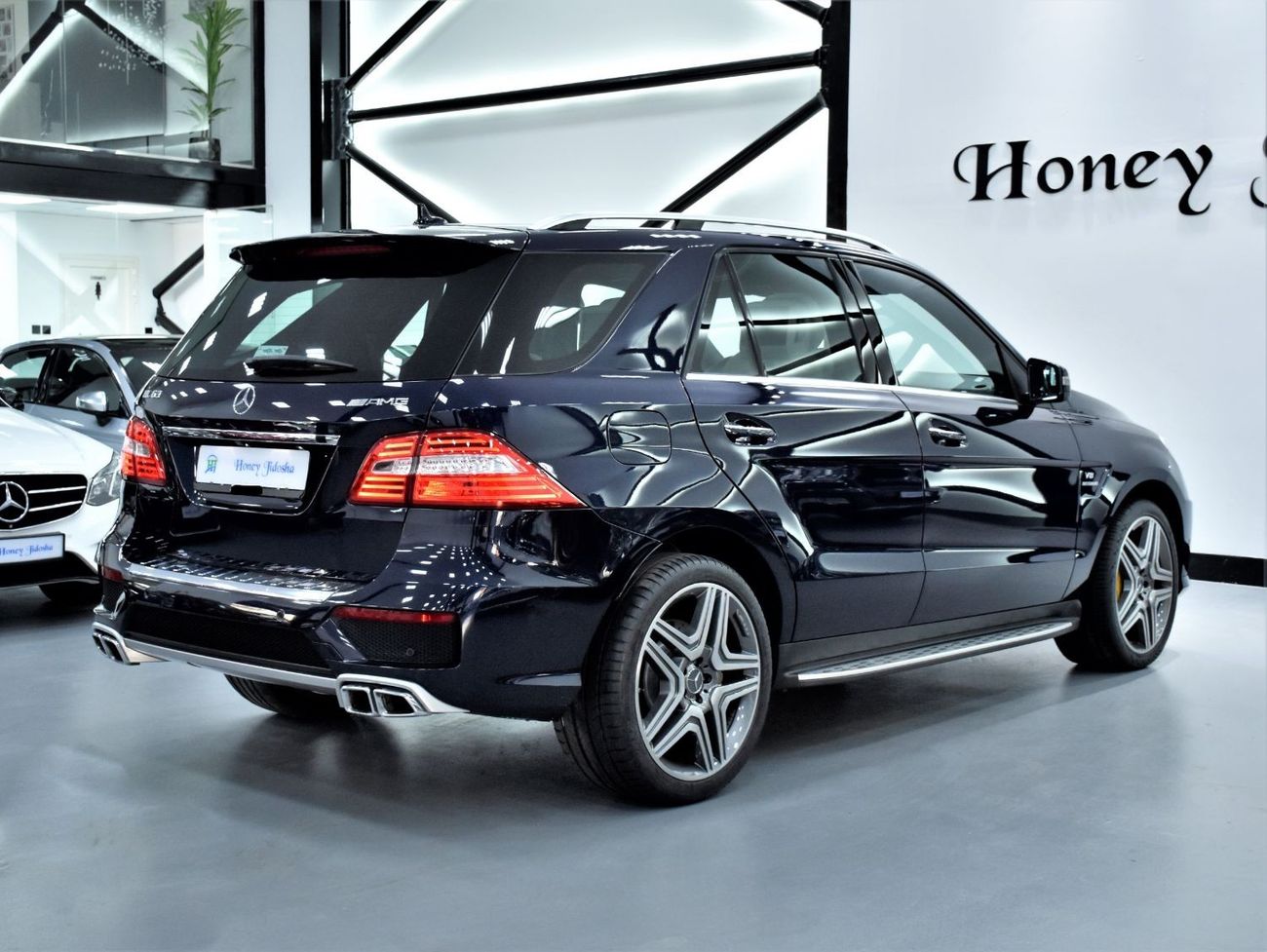 Mercedes-Benz ML 63 AMG EXCELLENT DEAL for our Mercedes Benz ML63 AMG ( 2013 Model ) in Dark Blue Color GCC Specs