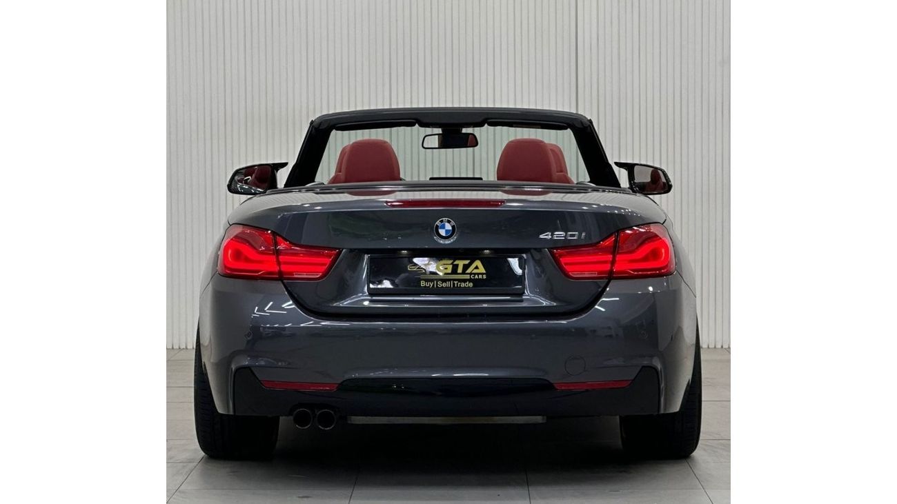 بي أم دبليو 420i M سبورت 2018 BMW 420i M-Kit Convertible, Warranty, Service History, Low Kms, GCC