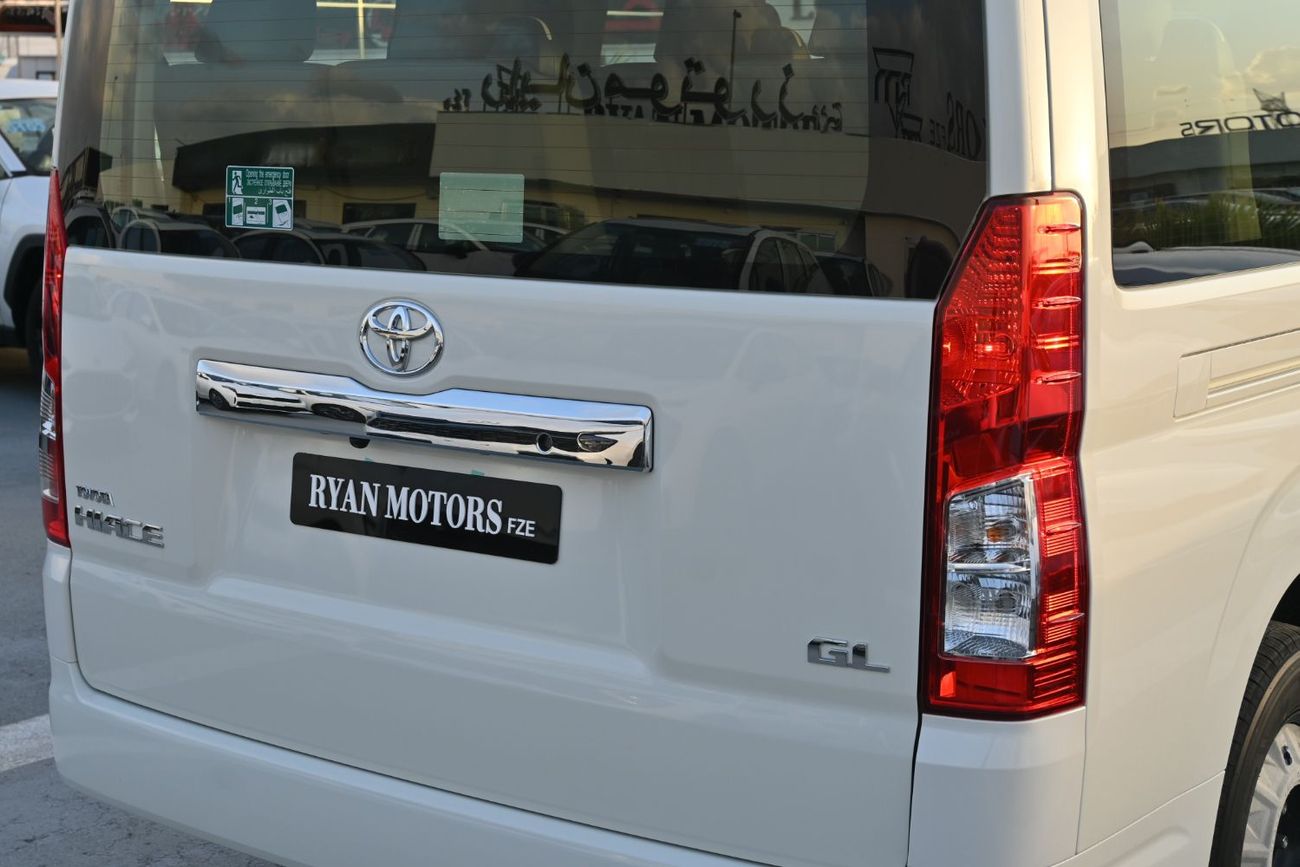 تويوتا هاياس Toyota Hiace GL Hi-Roof 3.5L V6 Petrol Automatic White Bumper, 12+1 Seater Model 2026