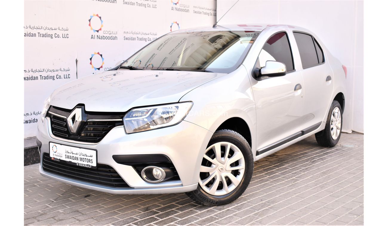 Renault Symbol AED 742 PM | 1.6L PE GCC WARRANTY