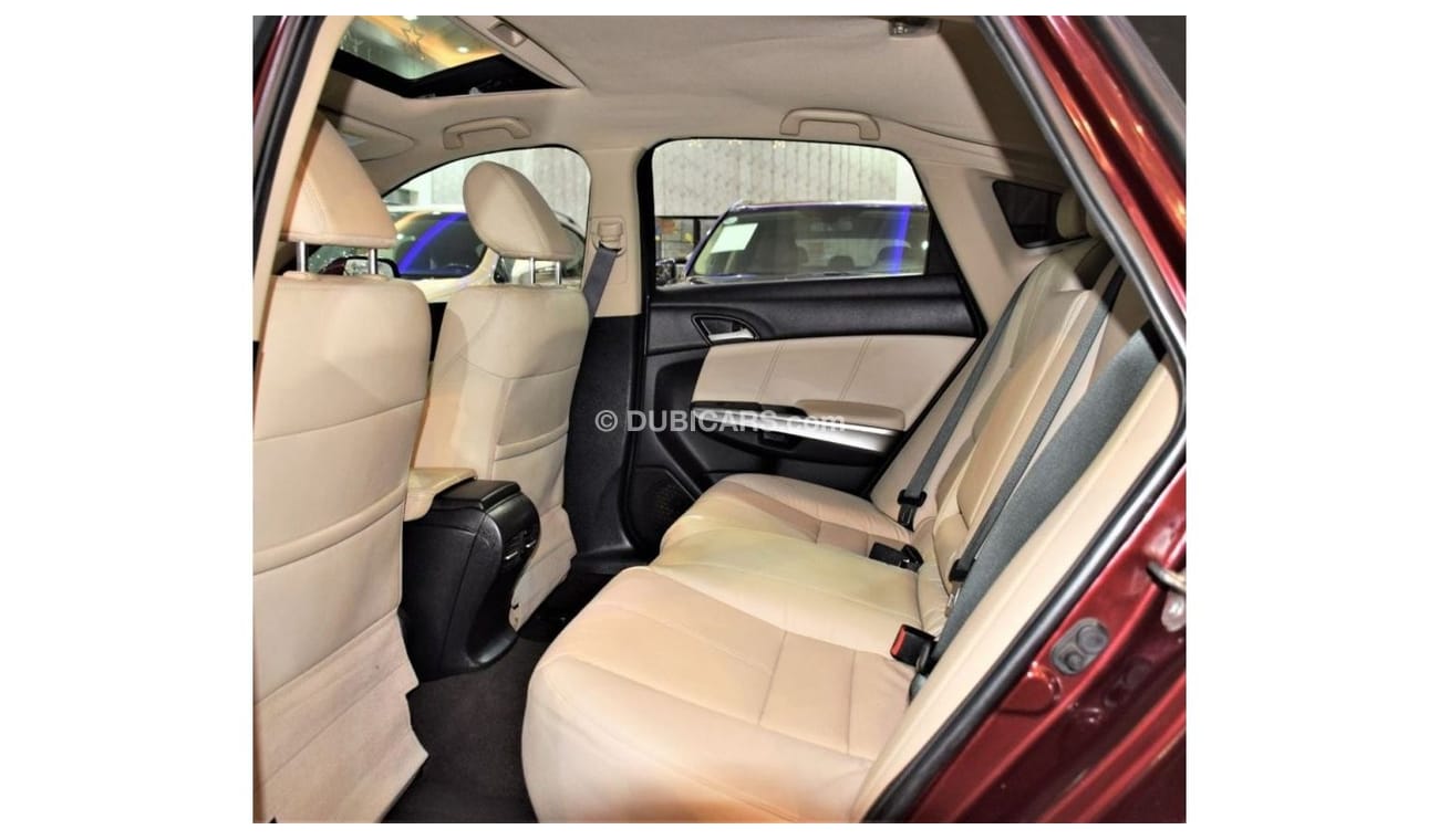 Honda Crosstour AMAZING Honda CrossTour 4WD TOURING 2014 Model!! in Maroon Color! GCC Specs