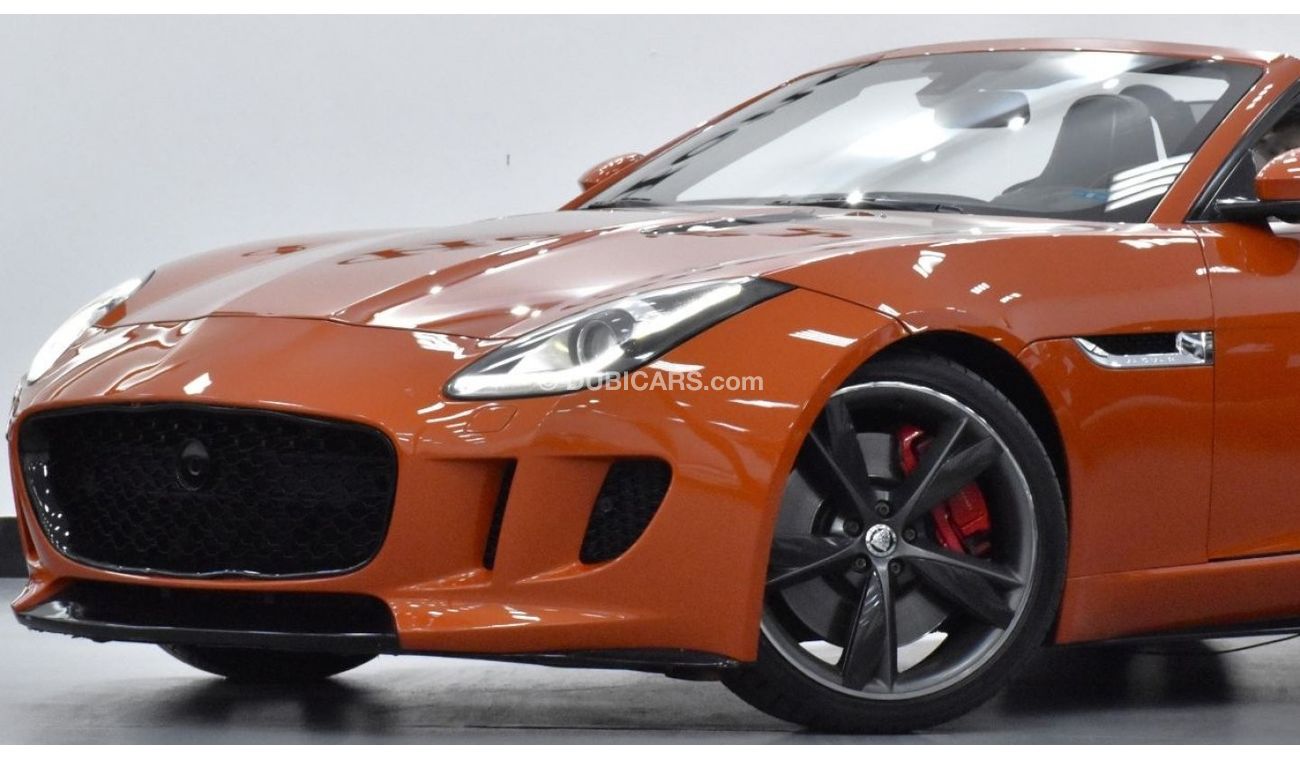 Jaguar F Type EXCELLENT DEAL for our Jaguar F-Type S V8 ( 2014 Model ) in Orange Color GCC Specs