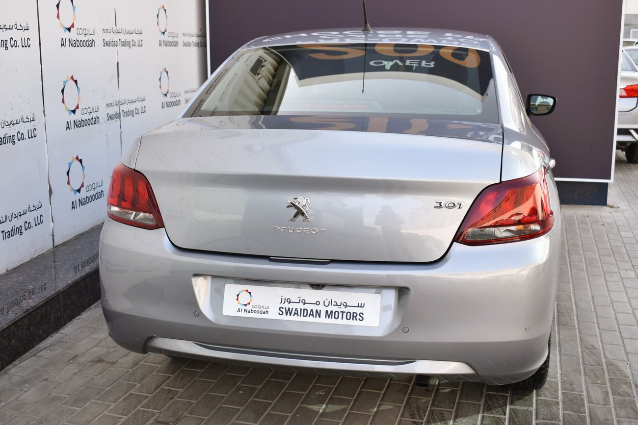 Peugeot 301 AED 799 PM | 1.6L ALLURE GCC AGENCY WARRANTY UP TO 2025 OR 100K KM