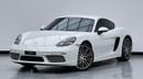 Porsche 718 Cayman S 2.5L A/T 2018 Porsche 718 Cayman S, April 2026 Porsche Warranty, Porsche Full Service History, GCC