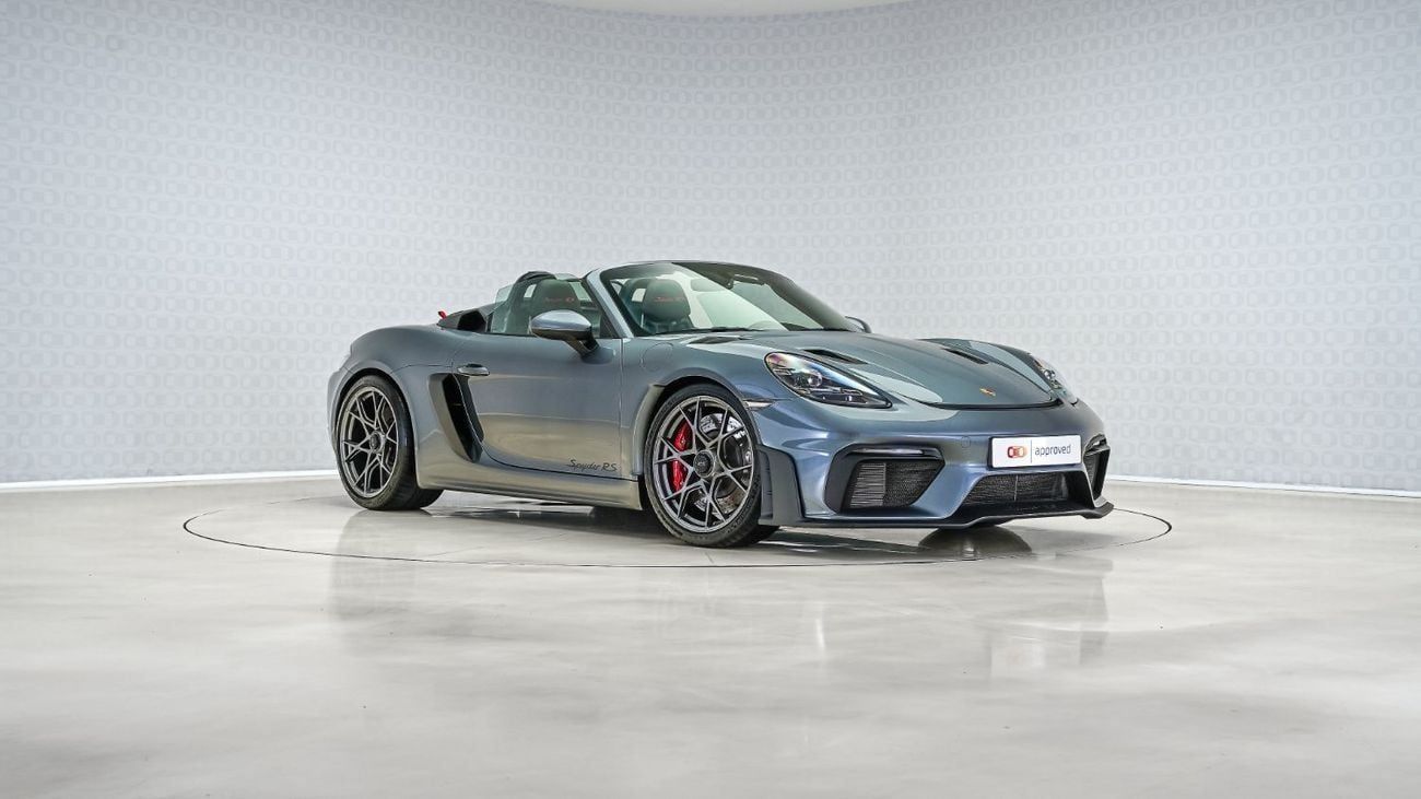 Porsche 718 Spyder RS UAE's Very Best Example | AED 9,237 Per Month