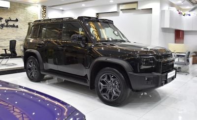 جيتور T2 لوكس بلس عرض ممتاز على دراجة Jetour T2 XWD (موديل 2025) باللون الأسود بمواصفات خليجية
