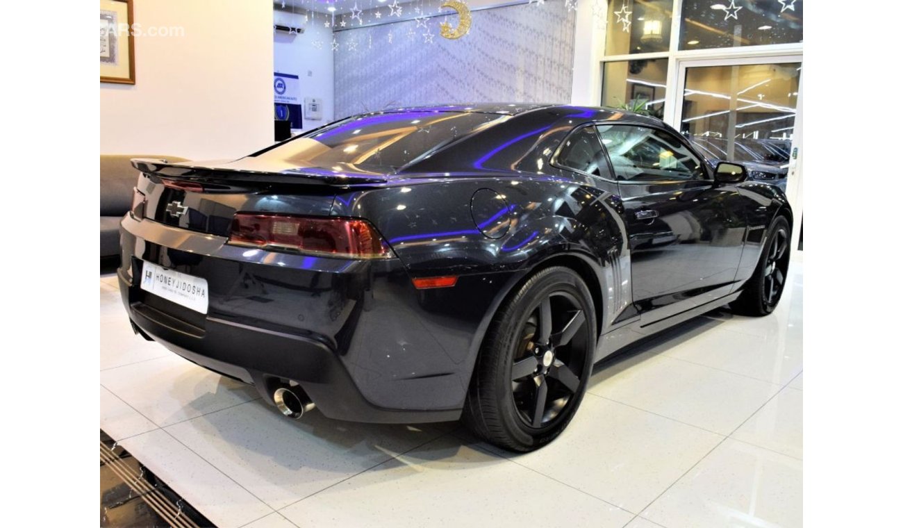 شيفروليه كامارو ONLY 78000 KM!! ORIGINAL PAINT Chevrolet Camaro 2014 Model Dark Blue Color GCC Specs!