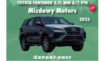 Toyota Fortuner TOYOTA FORTUNER 2.7L 4X4 A/T PTR (EXPORT ONLY)