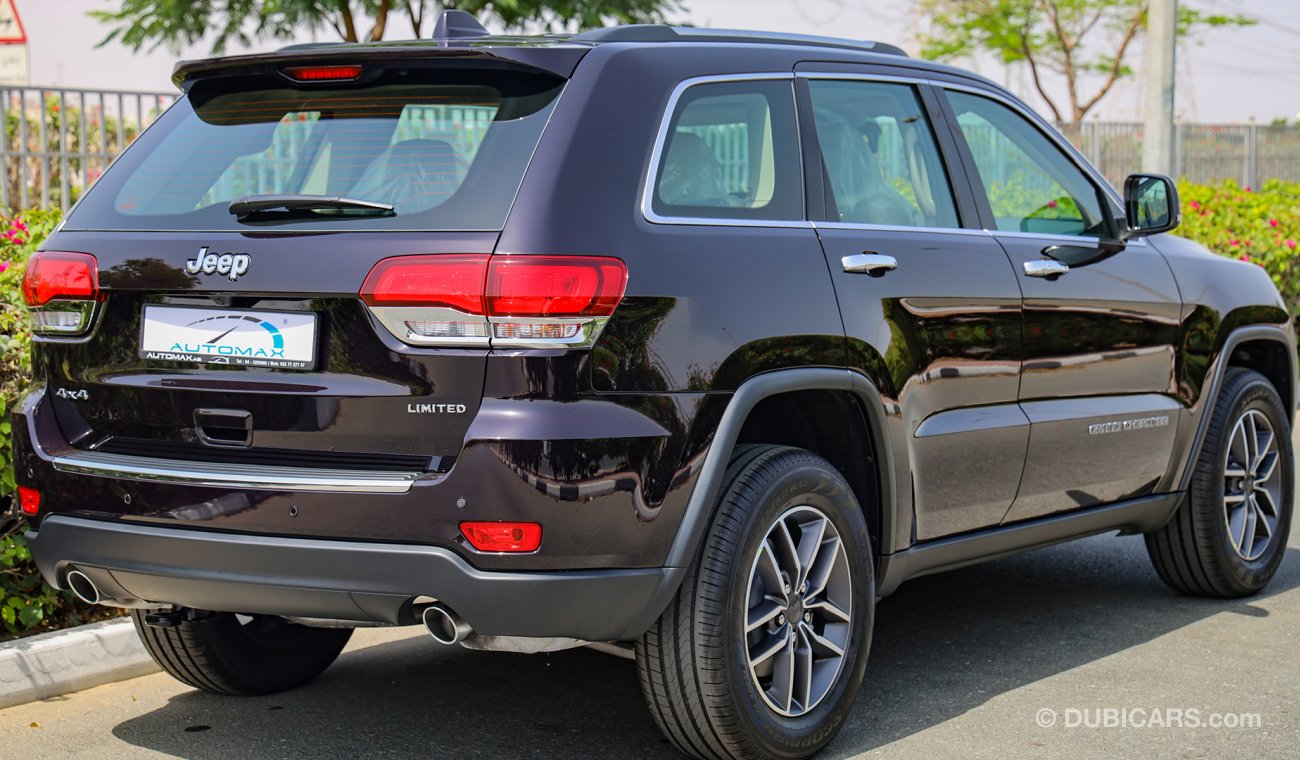 Jeep Grand Cherokee Limited V6 3.6L W/ 3Yrs or 60K km Warranty @ Official Dealer.