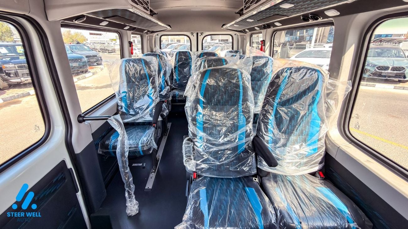 فورس أوربانيا 2026 GCC Specs | 14-Seater | 2.6L Turbo DSL | High Roof | 5 Speed MT | Passenger Van | For Export