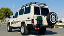 تويوتا لاند كروزر 70 2018 | 4.5L DIESEL ENGINE | MT | RHD | HEAVY BULL BAR WITH LED FOCUSED LIGHTS | DUAL BULL BAR ANTENN