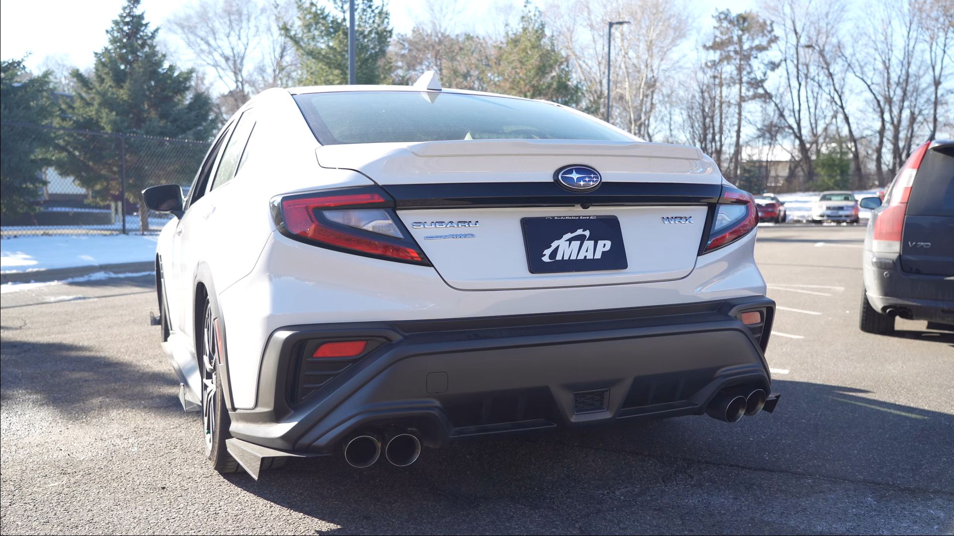 سوبارو امبريزا WRX exterior - Rear Right Angled