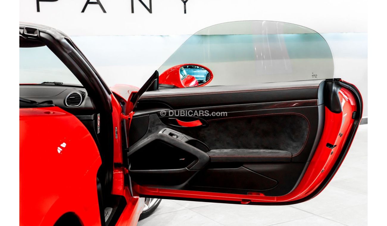 Porsche 718 Boxster 2020 Porsche 718 Spyder, Porsche Warranty + Service Contract, Low km, GCC