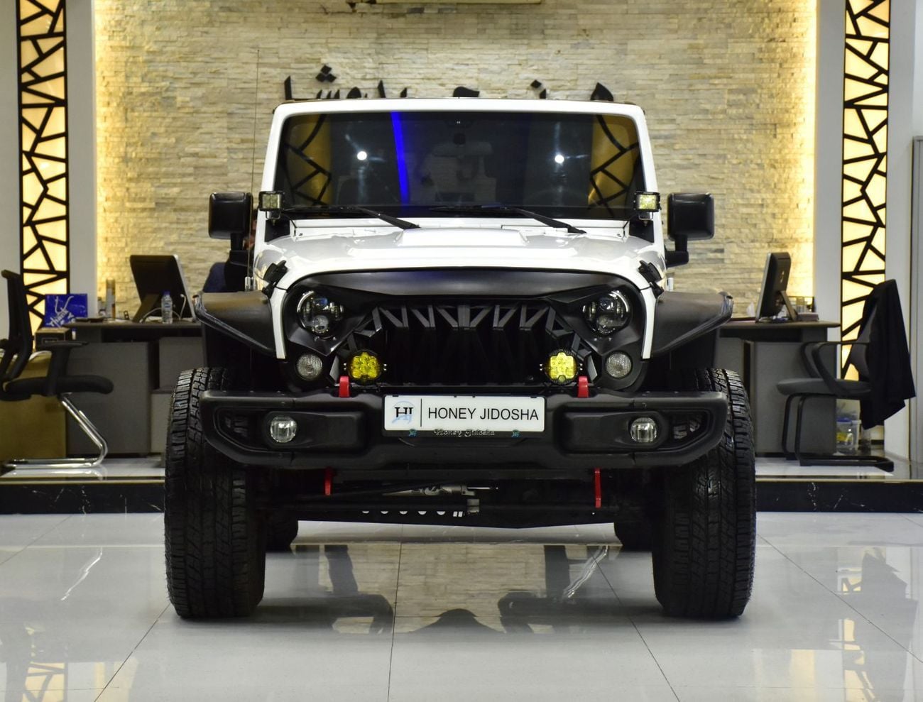 جيب رانجلر EXCELLENT DEAL for our Jeep Wrangler Sport ( 2017 Model ) in White Color GCC Specs