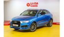 أودي Q3 Audi Q3 S-Line 40 TFSI 2018 GCC under Warranty with Zero Down-Payment.