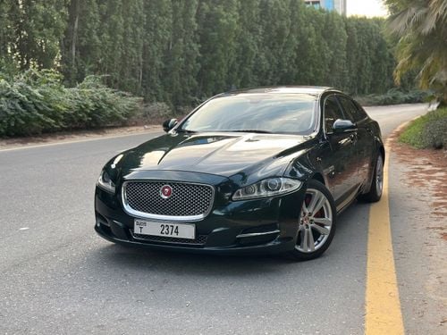 جاكوار XJL 3.0L V6 340 HP | 2014 | GCC Specs | Long Wheelbase Luxury Sedan | 125000 KM | Excellent Condition