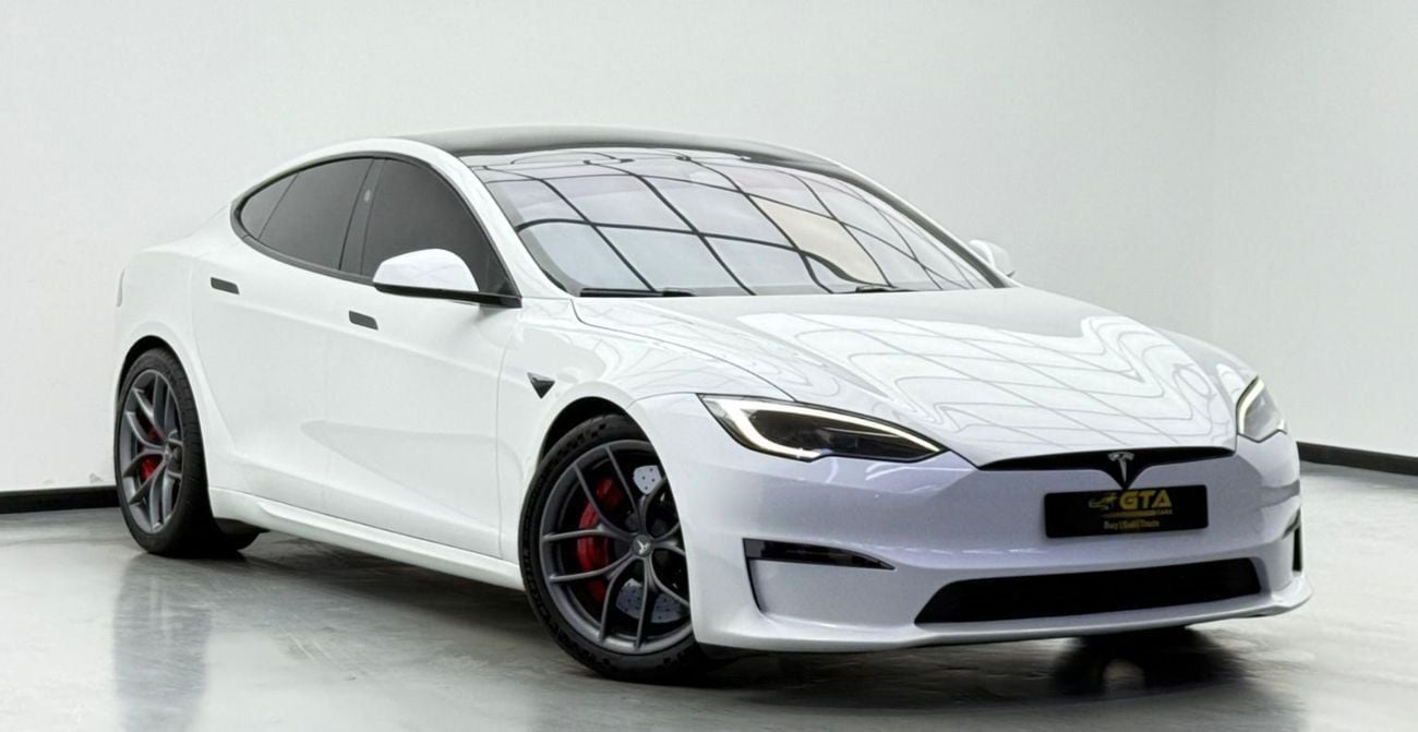 تسلا Model S Plaid (AWD) 2023 Tesla Model S Plaid Track Pack, 2027 Tesla Warranty, Full Tesla Service History, Lo
