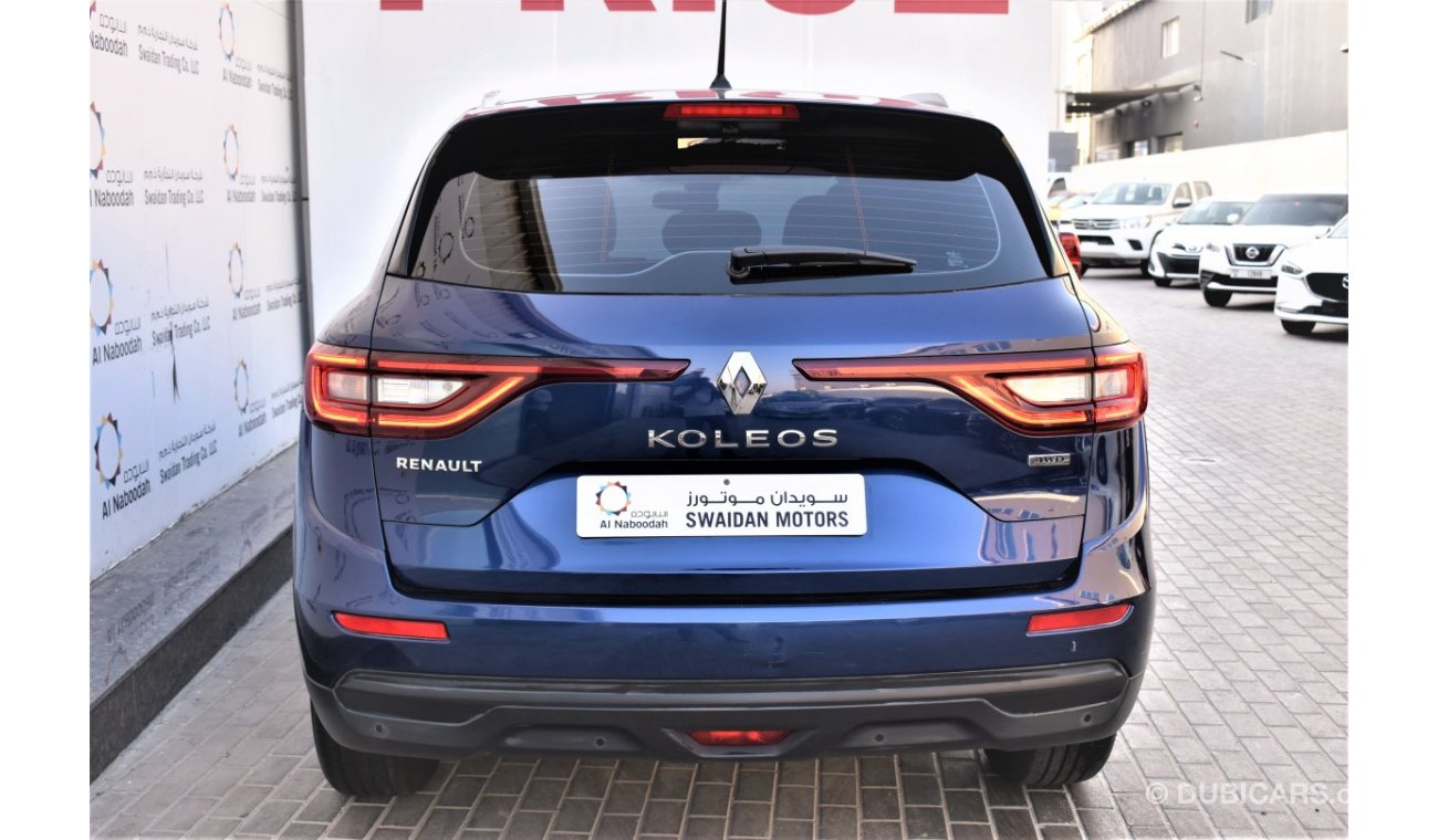 Renault Koleos AED 1370 PM | 2.5L PE 4WD GCC WARRANTY