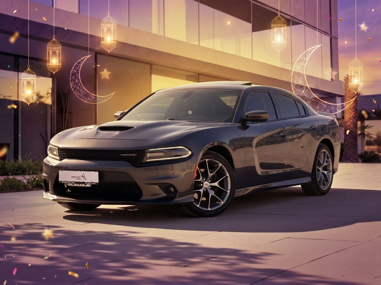 Dodge Charger !! EID SALE !! 1 YEAR FREE WARRANTY !!  1,080 P.M | 0% DOWN PAYMENT | DODGE CHARGER GT | GCC