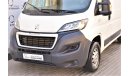 Peugeot Boxer 2.2L L2 H2 MANUAL DIESEL 2017 GCC SPECS AGENCY WARRANTY