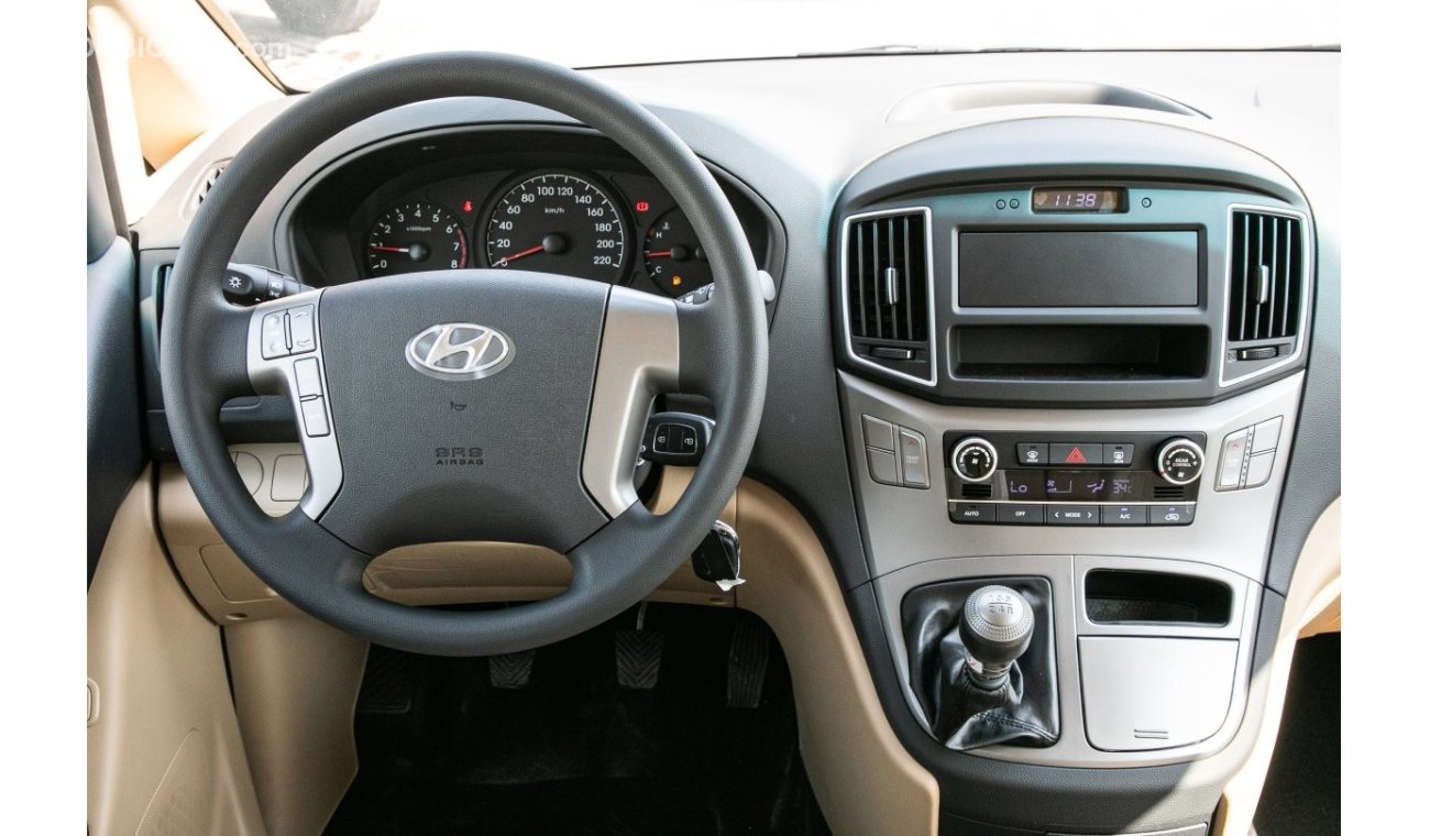 هيونداي H-1 9 Seater 2.4L Petrol M/T with Rear Parking Sensors , Auto A/C and Steering Controls