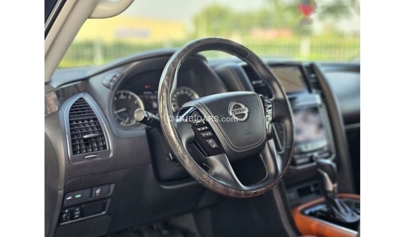 Nissan Patrol LE Platinum City NISSAN PATROL PLATINUM V8 2021 GCC SINGLE OWNER WITH AGENCY SERVICE IN MINT CONDITI