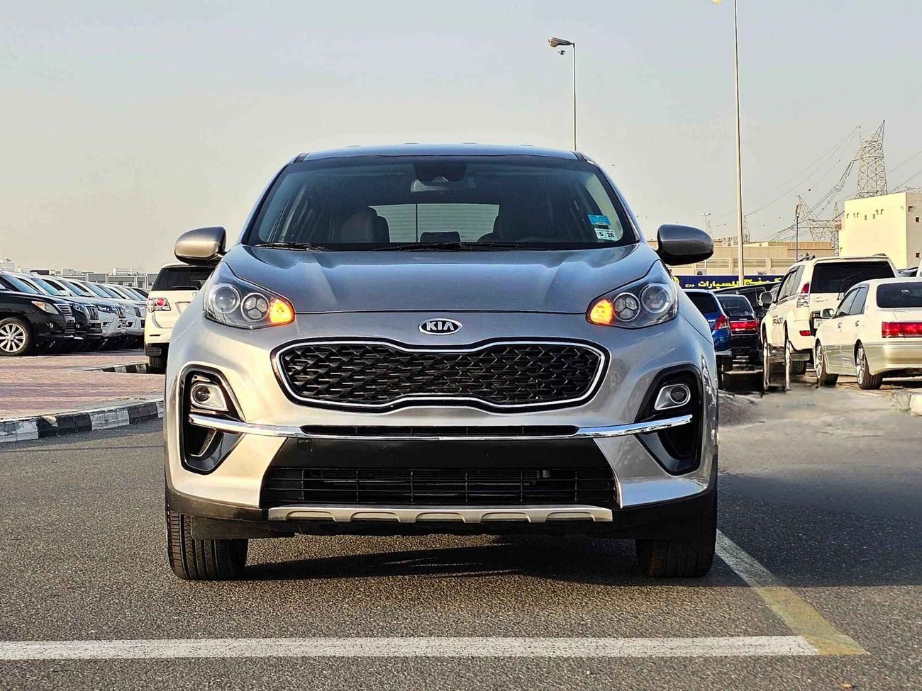 كيا سبورتيج LX AWD/ LEATHER/ DVD CAMERA/ ORG AIRBAG/ LOW MILEAGE/ 682 Monthly/ LOT# 38338