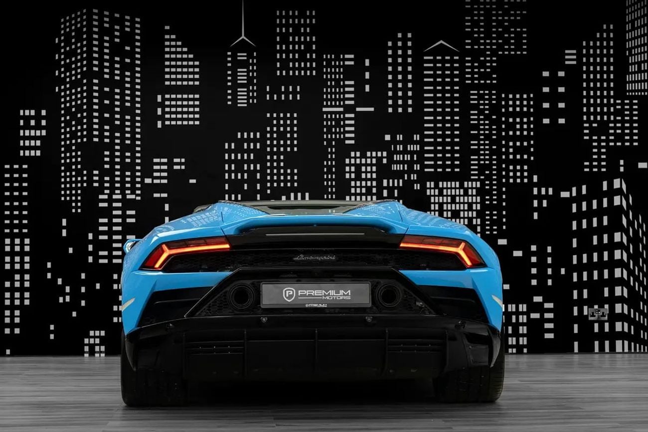 Lamborghini Huracan Evo Spyder LAMBORGHINI | HURACAN EVO SPYDER | BLUE CEPHEUS COLOR | CARBON INTERIOR