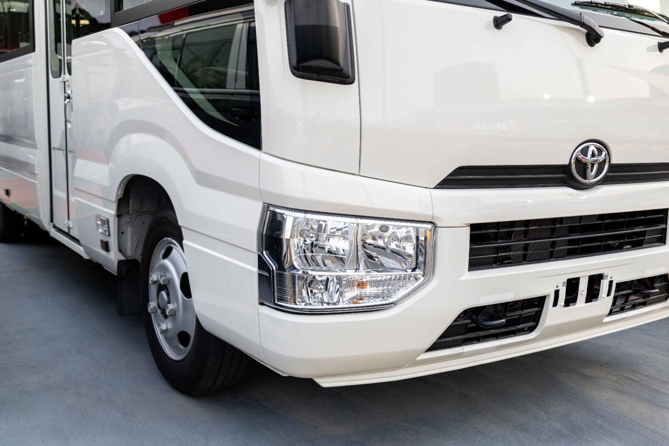 Toyota Coaster  23 Seater 4.2L - White Inside Grey | Export Only