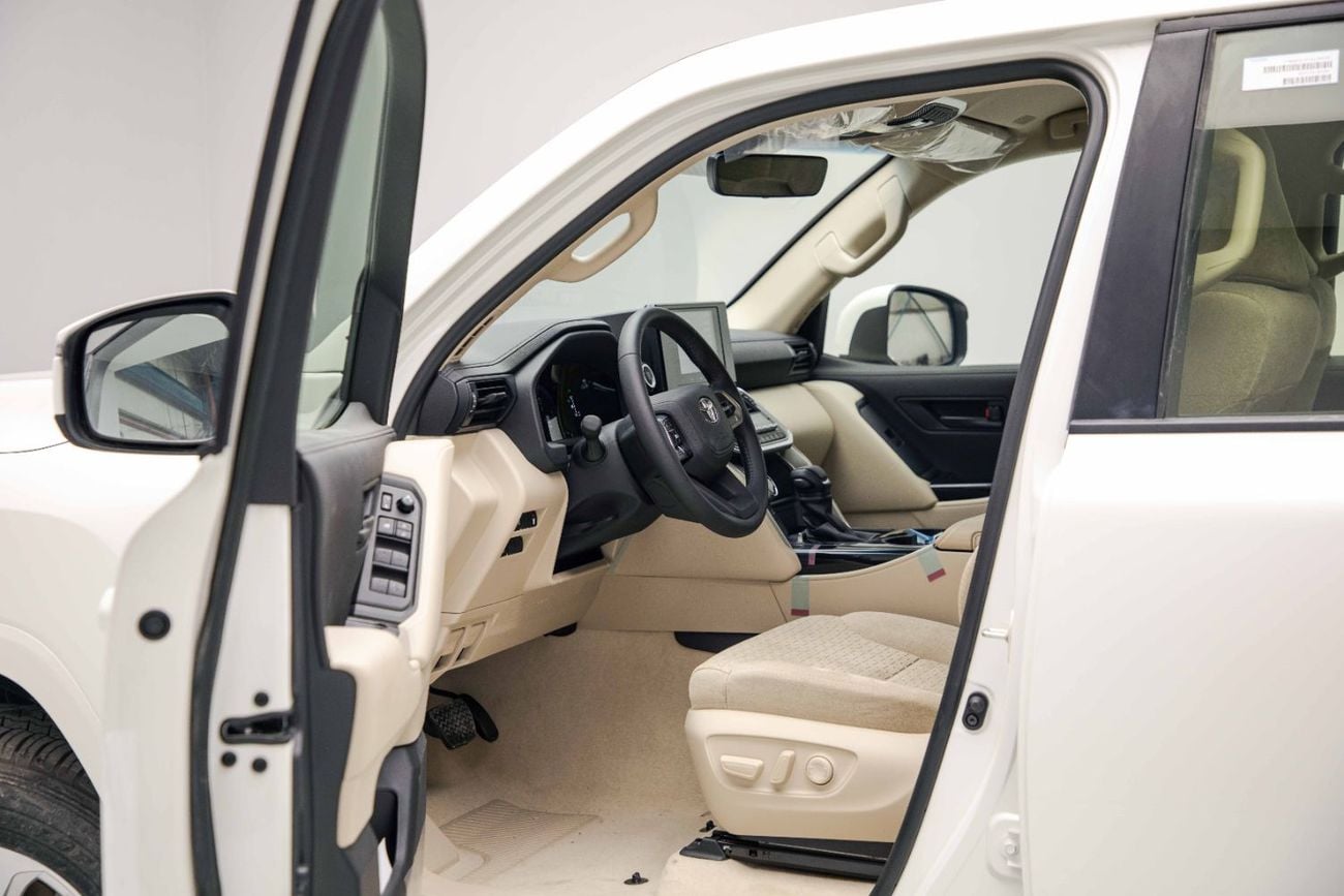 Toyota Land Cruiser LC300 EXR 3.3L - Pearl White Inside Beige | Export Price