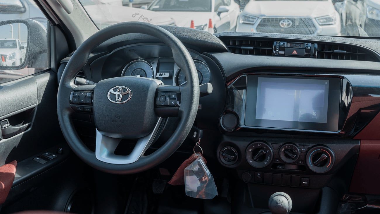 Toyota Hilux ECT0115 - Toyota Hilux Single Cab – 2.7L Petrol Manual 4wd White with Red 2025