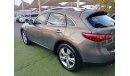 Infiniti FX35 Gulf model 2011 number one original paint, leather fingerprint slot, sensors, alloy wheels, and rear