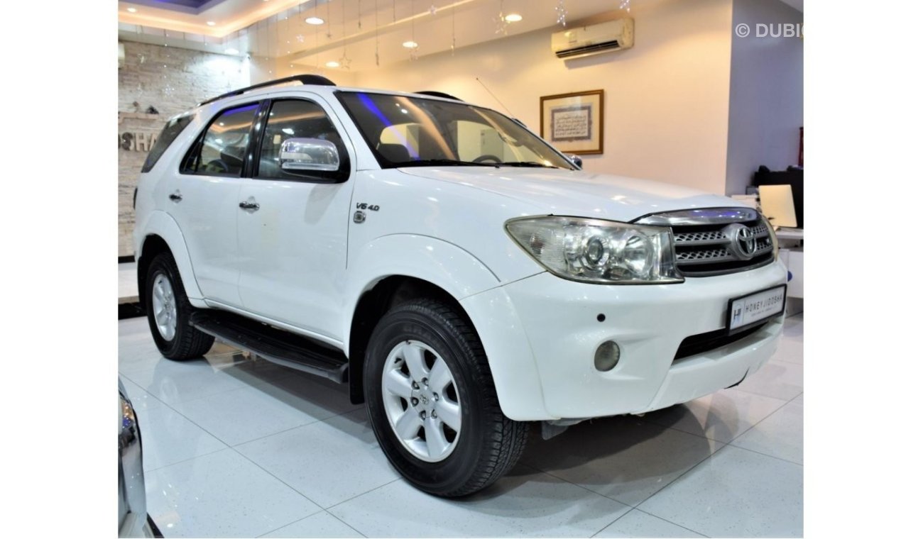 تويوتا فورتونر EXCELLENT DEAL for our Toyota Fortuner SR5 V6 ( 2010 Model! ) in White Color! GCC Specs