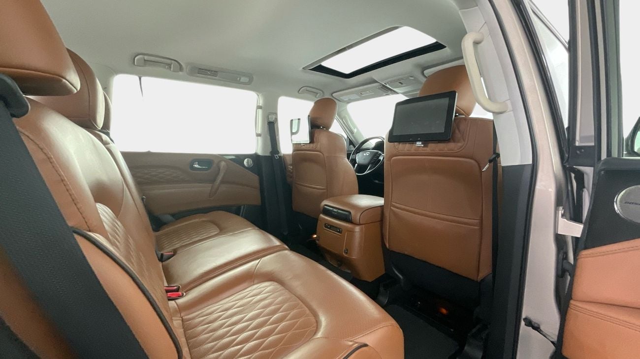 إنفينيتي QX80 5.6 SENSORY AUTO 4WD 8 SEATS | شامل الضمان | 0 ﺪﻔﻋﺓ ﺃﻮﻟﻯ