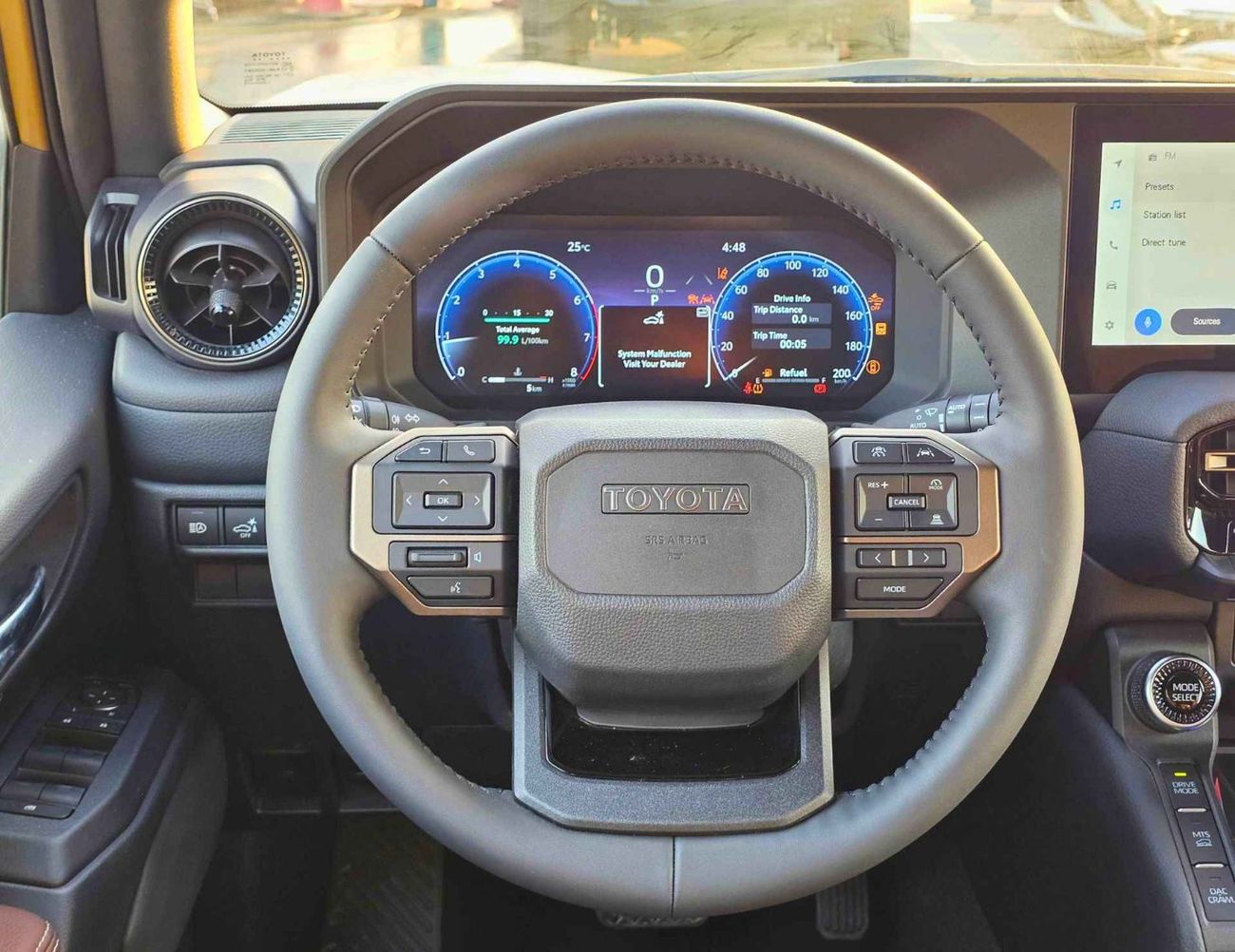 تويوتا برادو ADVENTURE TURBO/2.4L V4 PETROL/RADAR/POWER WITH LEATHER SEATS /360* CAMERA/HEADUP DISPLAY (CODE#PPAD