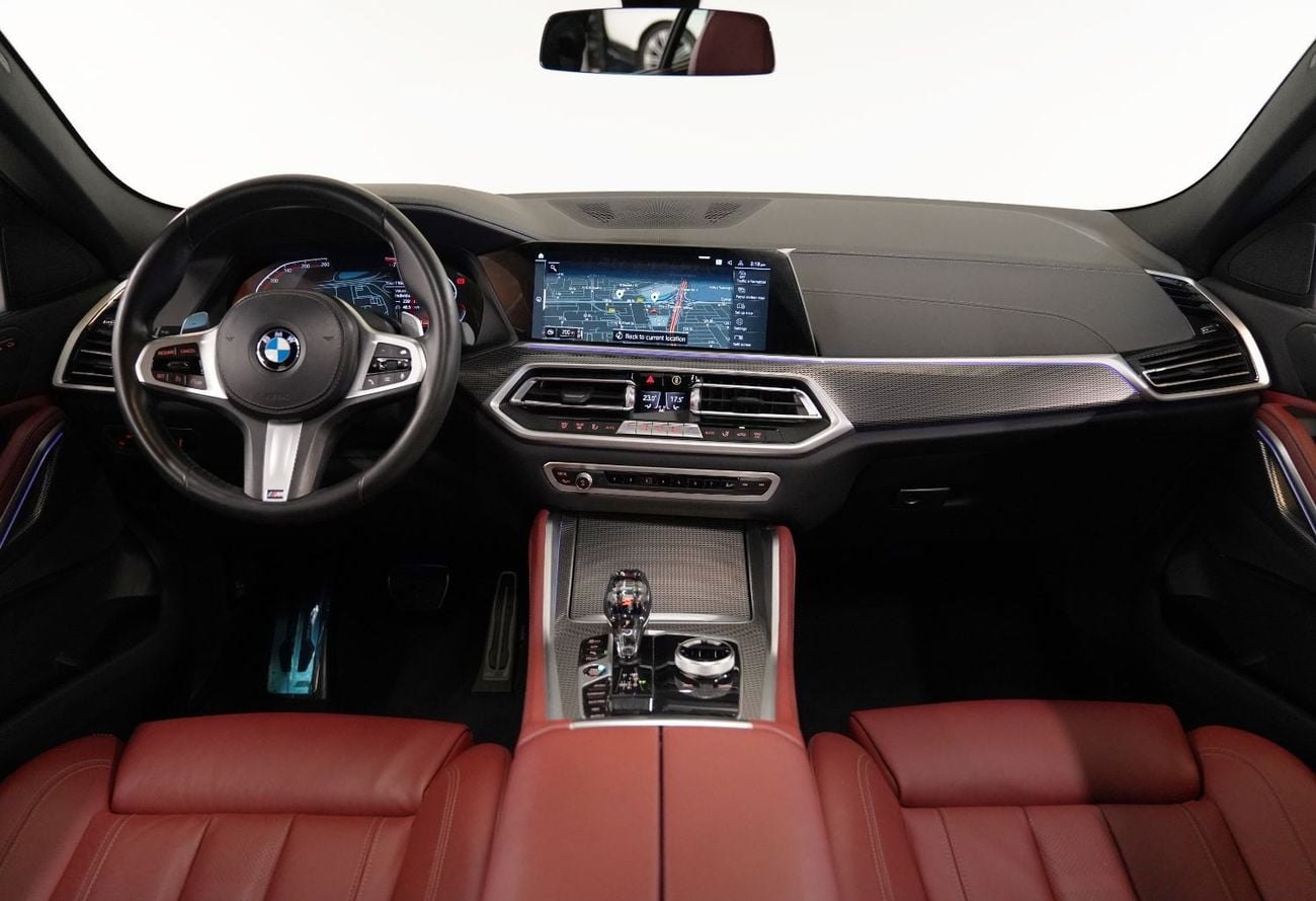 BMW X6 40i M Sport 3.0L 2022 BMW X6, Jan 2027 BMW Warranty, Full BMW Service History, Full Options, GCC