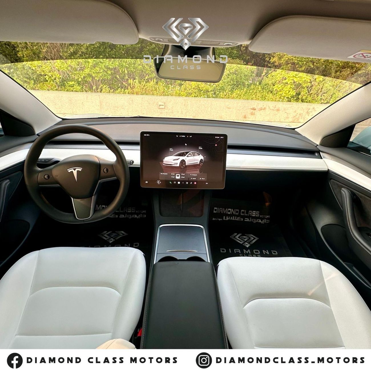 Tesla Model 3 Tesla Model 3  White Interior Auto pilot  2023 GCC  15,000 Km 149,000 AED Under Tesla Warranty