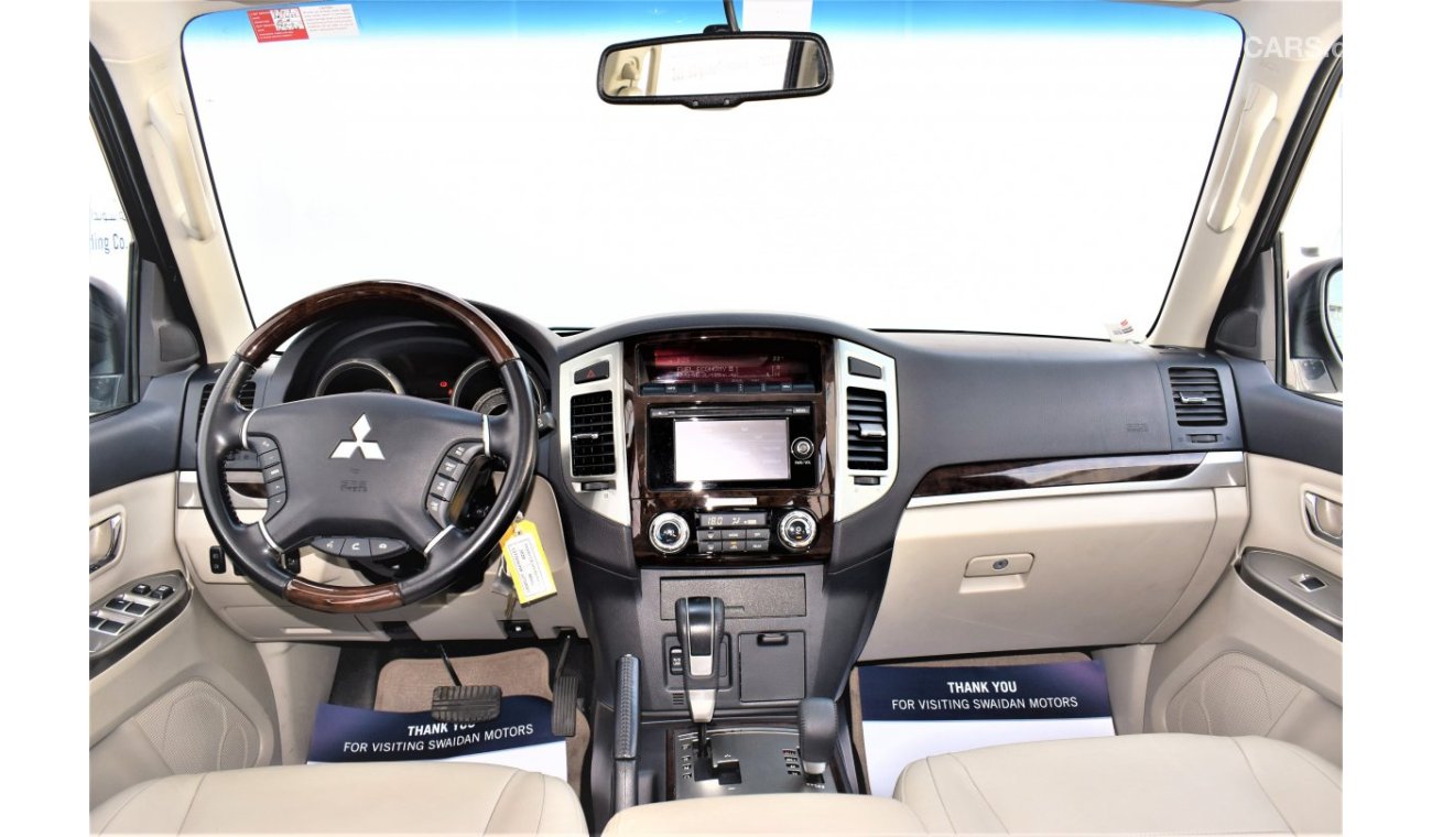 Mitsubishi Pajero AED 1664 PM | 3.8L GLS V6 4WD GCC DEALER WARRANTY