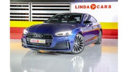 أودي A5 RESERVED ||| Audi A5 40TFSI S-Line 2018 GCC under Agency Warranty with Flexible Down-Payment.