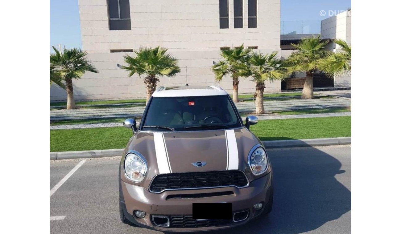 ميني كوبر إس كونتري مان (1495/- MONTHLY ,0% DOWN PAYMENT , PANORAMIC SUN ROOF