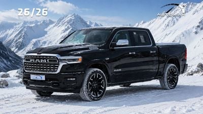 رام 1500 LIMITED Longhorn Crew Cab eTorque V8 5.7L GCC 2026 With 5 Years or 200,000 Km Warranty