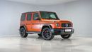 مرسيدس بنز G 63 AMG 4MATIC SUV UAE's Very Best Example | 2 Years Free Servicing | AED 8,853 Per Month