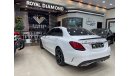 Mercedes-Benz C200 Std Mercedes Benz C200 AMG kit GCC 2021 under warranty and service contract from agency