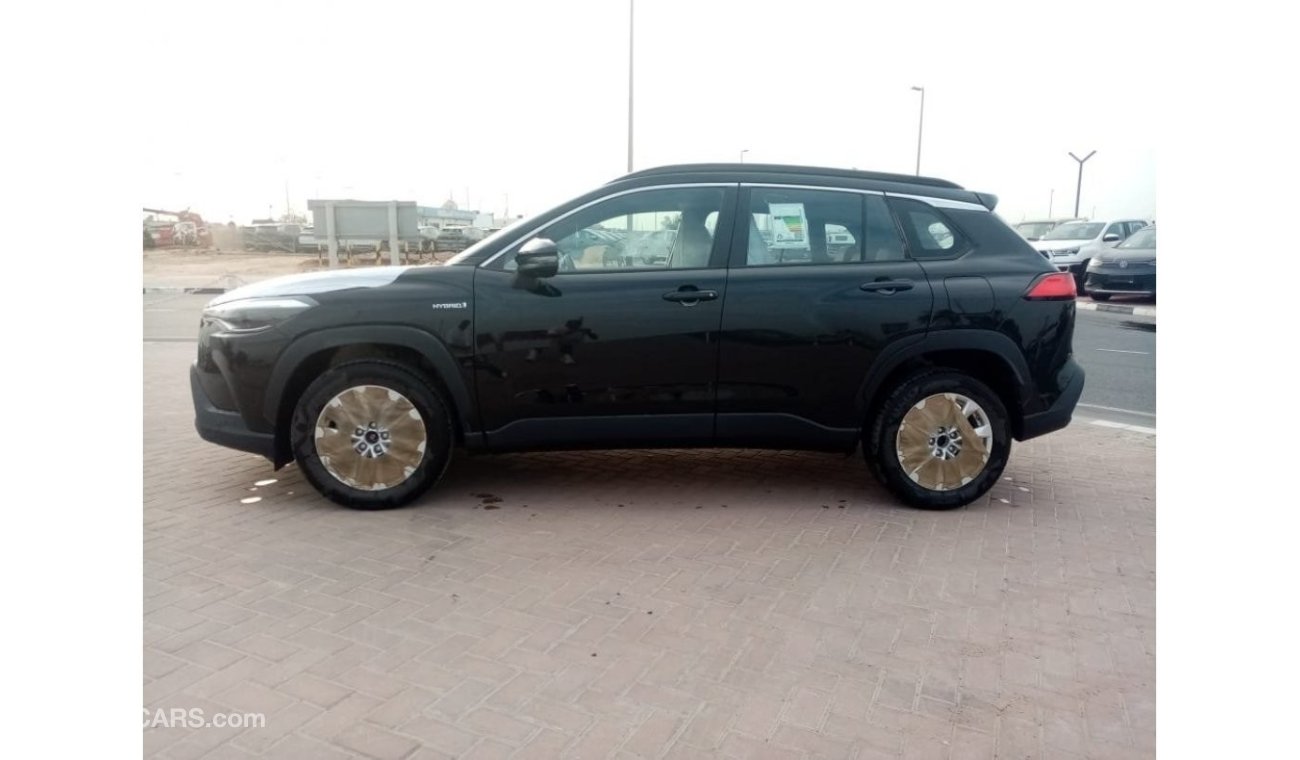 تويوتا كورولا كروس Limited 1.8 petrol Hybrid  2023  Black color 4X2  FWD