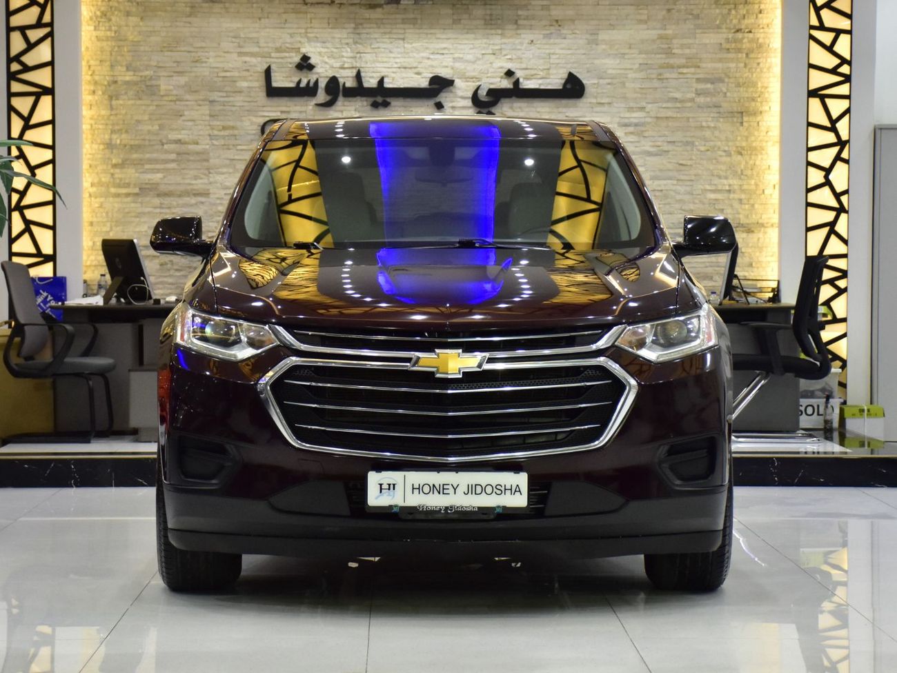 شيفروليه ترافيرس EXCELLENT DEAL for our Chevrolet Traverse ( 2018 Model ) in Maroon Color GCC Specs