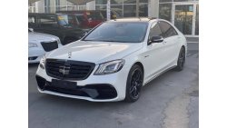 مرسيدس بنز S 550 للبيع   مرسيدس S 550 AMG موديل 2015 محول 63 /2020 محول كامل  داخل وخارج