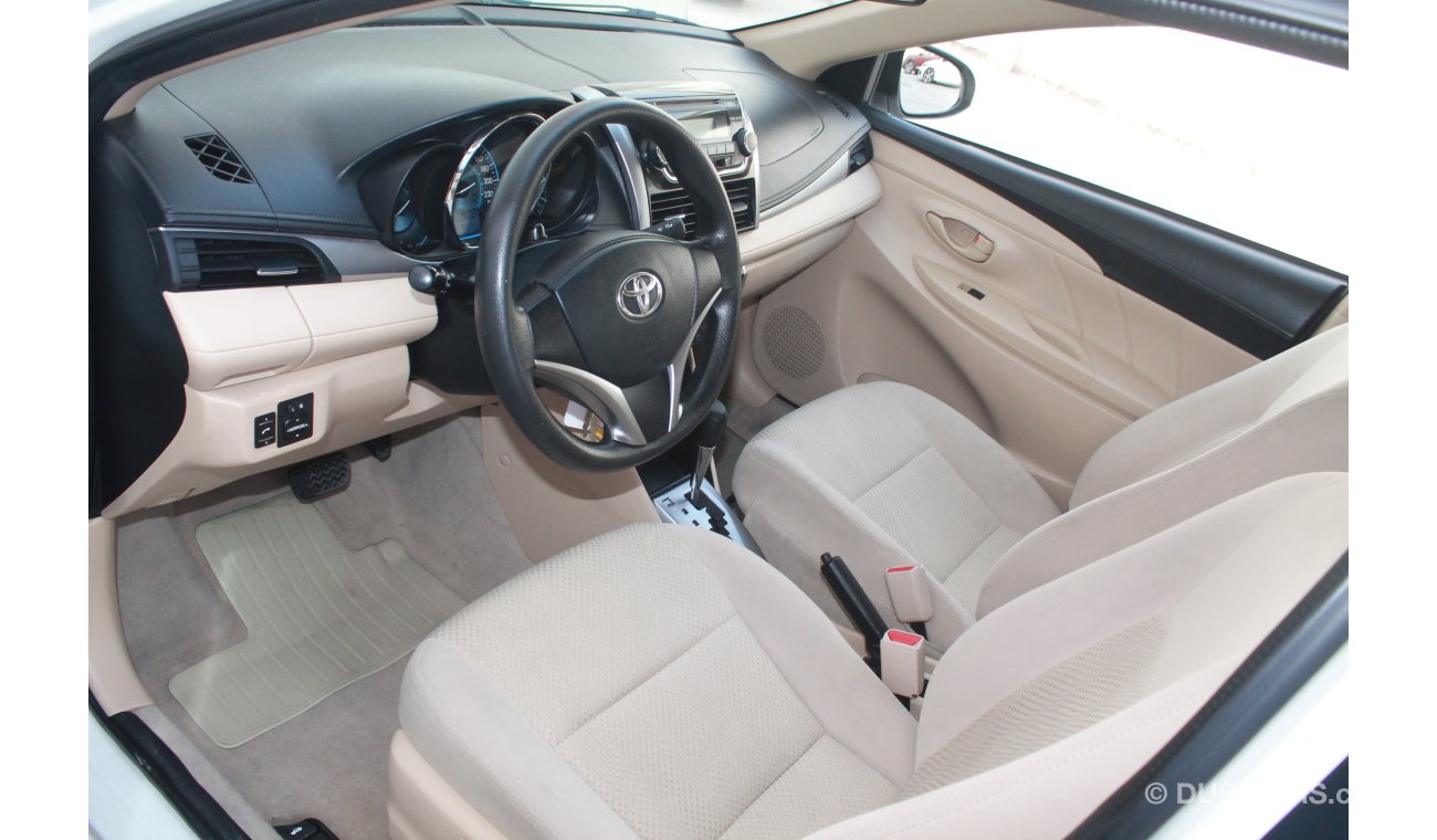 Toyota Yaris 1.5L SE SEDAN 2016 MODEL WITH REAR PARKING SENSOR BLUETOOTH