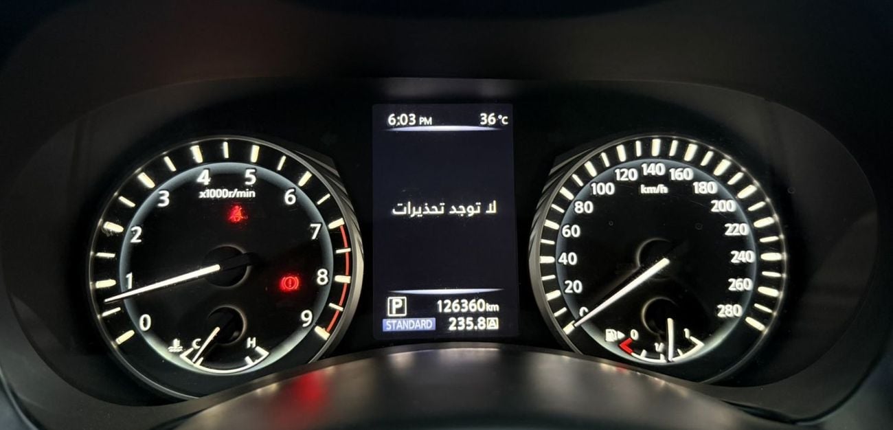 إنفينيتي Q50 LUXE خالية من الحوادث - خليجية - 3.0 تيربو - كاملة المواصفات - بحالة ممتازة من الداخل والخارج